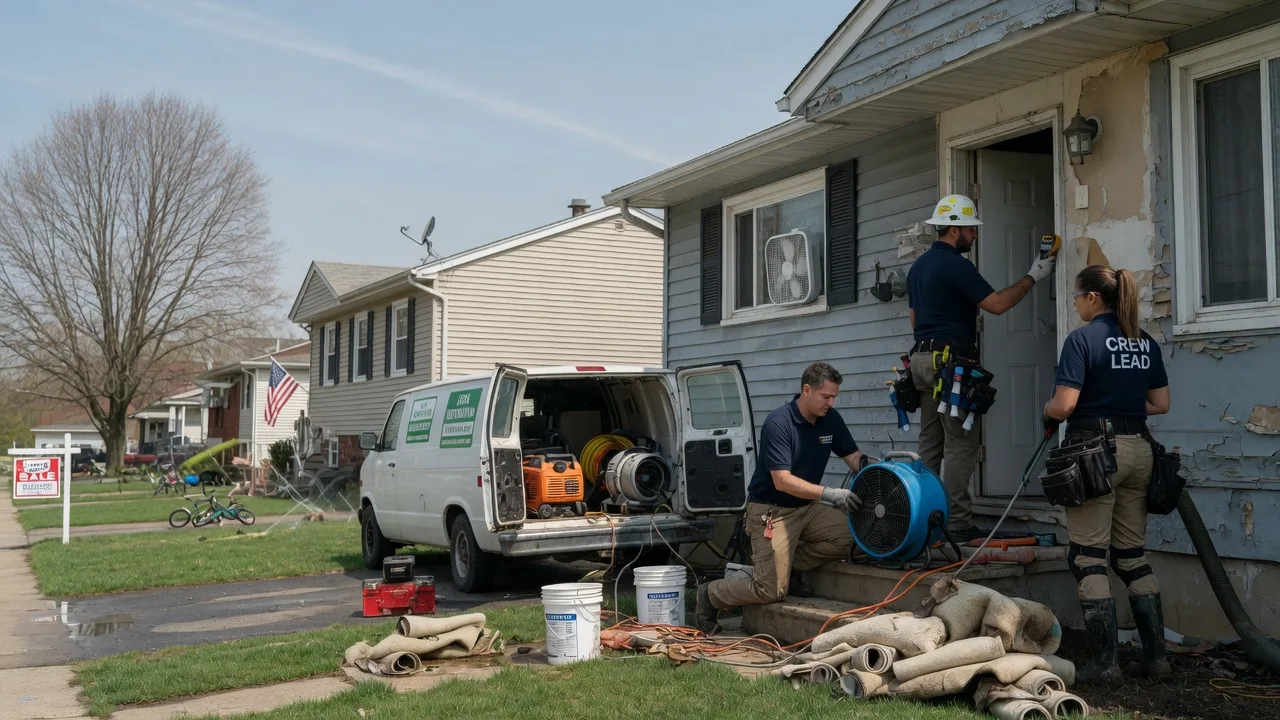 Flood Cleanup in Portland, PA near me